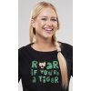 Dámske pyžamo dlhé Tiger (Varianta černá; XL)