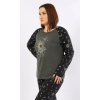 Dámske pyžamo dlhé The Moon (Varianta tmavě šedá; 1XL)