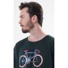 Pánska nočná košeľa s krátkym rukávom Old bike