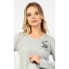 Dámske pyžamo dlhé Beauty (Varianta šedá; XL)
