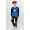 Detské pyžamo dlhé Vesmír (Varianta oranžová; 3 - 4)
