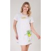 Dámska nočná košeľa s krátkym rukávom Frog (Varianta světle šedá; XL)