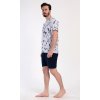 Pánske pyžamo šortky Surfing (Varianta šedá; M)