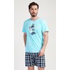Pánske pyžamo šortky Honolua bay (Varianta azurová; M)