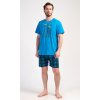 Pánske pyžamo šortky Outdoor (Varianta modrá; M)