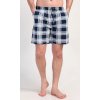 Pánske pyžamové šortky Edvard (Varianta tmavě modrá; M)