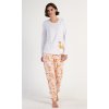Dámske pyžamo dlhé Žirafa (Varianta světle šedá; S)