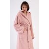 Dámsky župan dlhý s kapucňou Barbora (Varianta růžová; L)