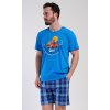 Pánske pyžamo šortky Adventure (Varianta modrá; M)
