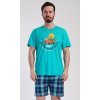 Pánske pyžamo šortky Adventure (Varianta modrá; M)