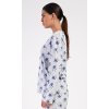 Dámske pyžamo dlhé Stars (Varianta šedá; S)