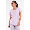 Dámske pyžamo kapri Viola (Varianta světle fialová; XXL)