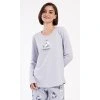 Dámske pyžamo dlhé Polar bear (Varianta šedá; XL)