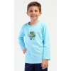 Detské pyžamo dlhé Žabiak (Varianta světle modrá; 3 - 4)