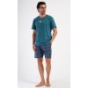 Pánske pyžamo šortky Tobias (Varianta tmavě zelená; XXL)