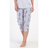 Dámske pyžamo kapri Polar bear (Varianta šedá; XL)