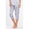 Dámske pyžamo kapri Polar bear (Varianta šedá; XL)