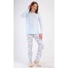 Dámske pyžamo dlhé Karolína (Varianta meruňková; XL)