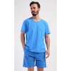 Pánske pyžamo šortky Sebastian (Varianta modrá; M)