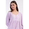 Dámska nočná košeľa s dlhým rukávom Julie (Varianta meruňková; 1XL)