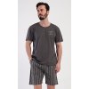 Pánske pyžamo šortky Nathan (Varianta tmavě šedá; M)