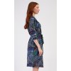 Dámsky župan krátky Barbara (Varianta tmavě modrá; 4XL)