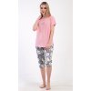 Dámske pyžamo kapri Ovečka (Varianta lososová; S)