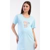 Dámska materská nočná košeľa Miláčik (Varianta světle modrá; S)
