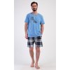 Pánske pyžamo šortky Felix (Varianta modrá; XXL)