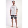 Pánske pyžamo šortky Explorer (Varianta svetlosivá; M)