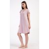 Dámska nočná košeľa s krátkym rukávom Iris (Varianta starorůžová; 2XL)