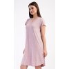 Dámska nočná košeľa s krátkym rukávom Iris (Varianta starorůžová; 2XL)