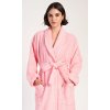 Dámsky dlhý župan so šálovým golierom Karolína (Varianta lososová; XL)