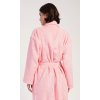 Dámsky dlhý župan so šálovým golierom Karolína (Varianta lososová; XL)