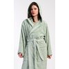 Dámsky župan dlhý s kapucňou Lesná víla (Varianta khaki; XL)