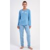 Dámske pyžamo dlhé Natural life (Varianta modrošedá; XL)
