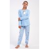 Detské pyžamo dlhé Tučniak (Varianta světle modrá; 7 - 8)
