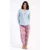 Dámske pyžamo dlhé Charlotte (Varianta světle modrá; S)
