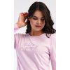 Dámske pyžamo dlhé Believe (Varianta světle růžová; L)