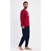 Pánske pyžamo dlhé Bowling (Varianta vínová; M)