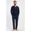 Pánske pyžamo dlhé Freedom (Varianta azurová; M)