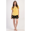 Dámske pyžamo šortky Macko (Varianta žltá; S)