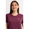 Dámske pyžamo šortky Denisa (Varianta vínová; S)