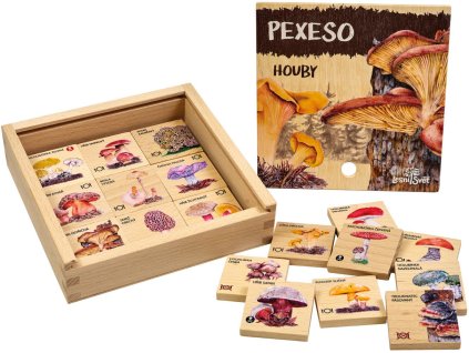 pexeso klasicke houby