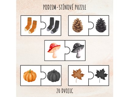 PODZIM STÍNOVÉ PUZZLE