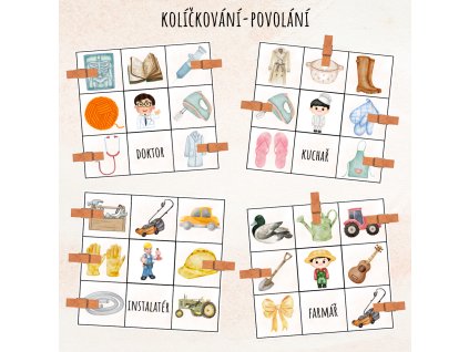 kolíčkování povolání