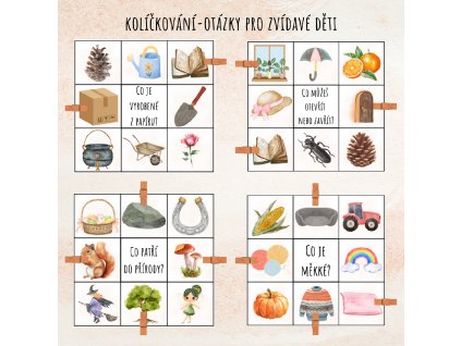 OTÁZKY PRO ZVÍDAVÉ DĚTI KOLÍČKOVÁNÍ