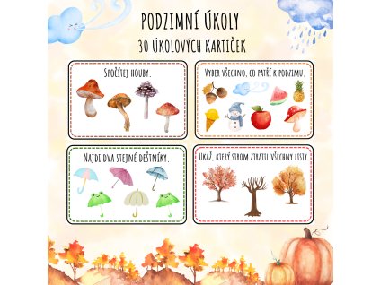 PODZIMNÍ ÚKOLY