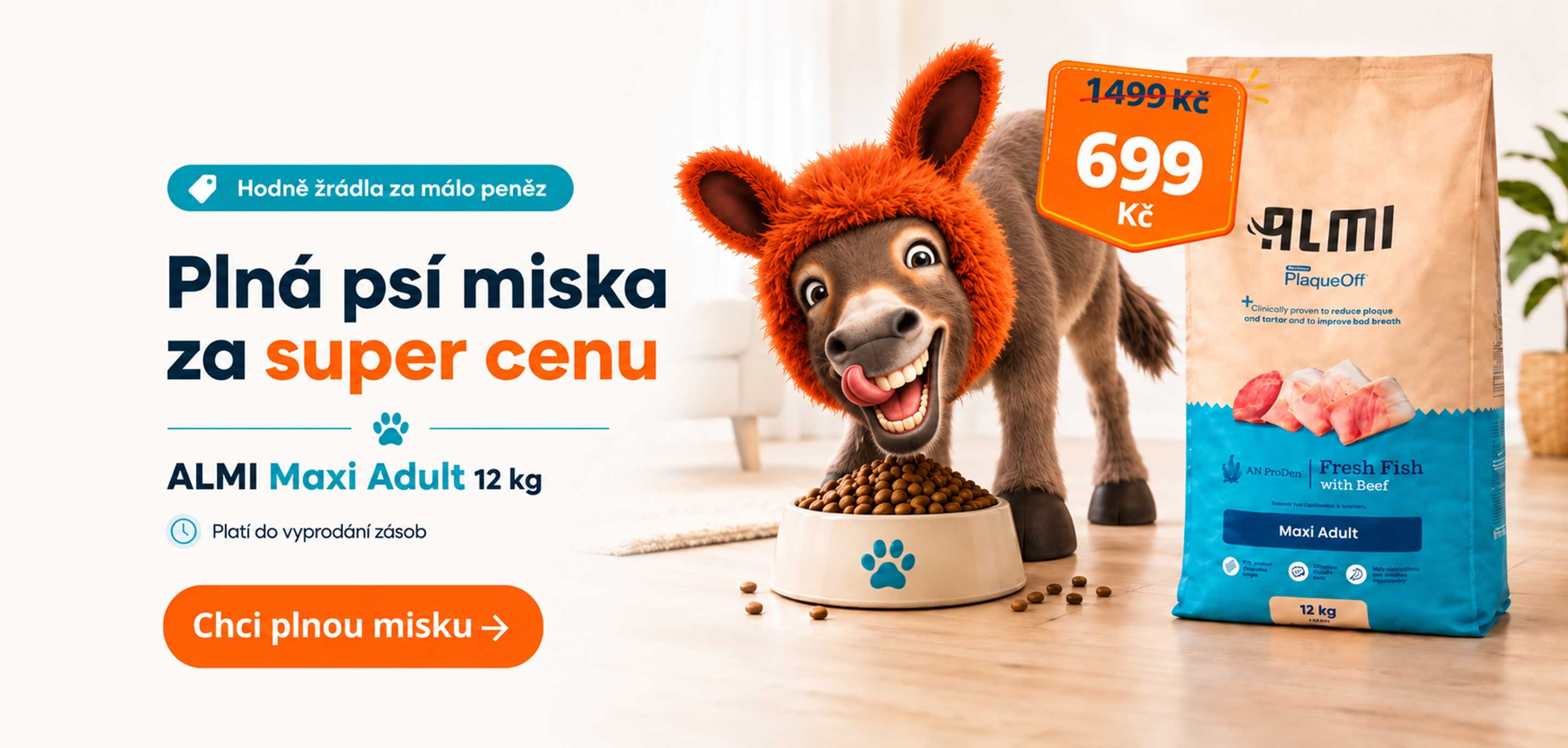 Sleva na superprémiové granule Almi