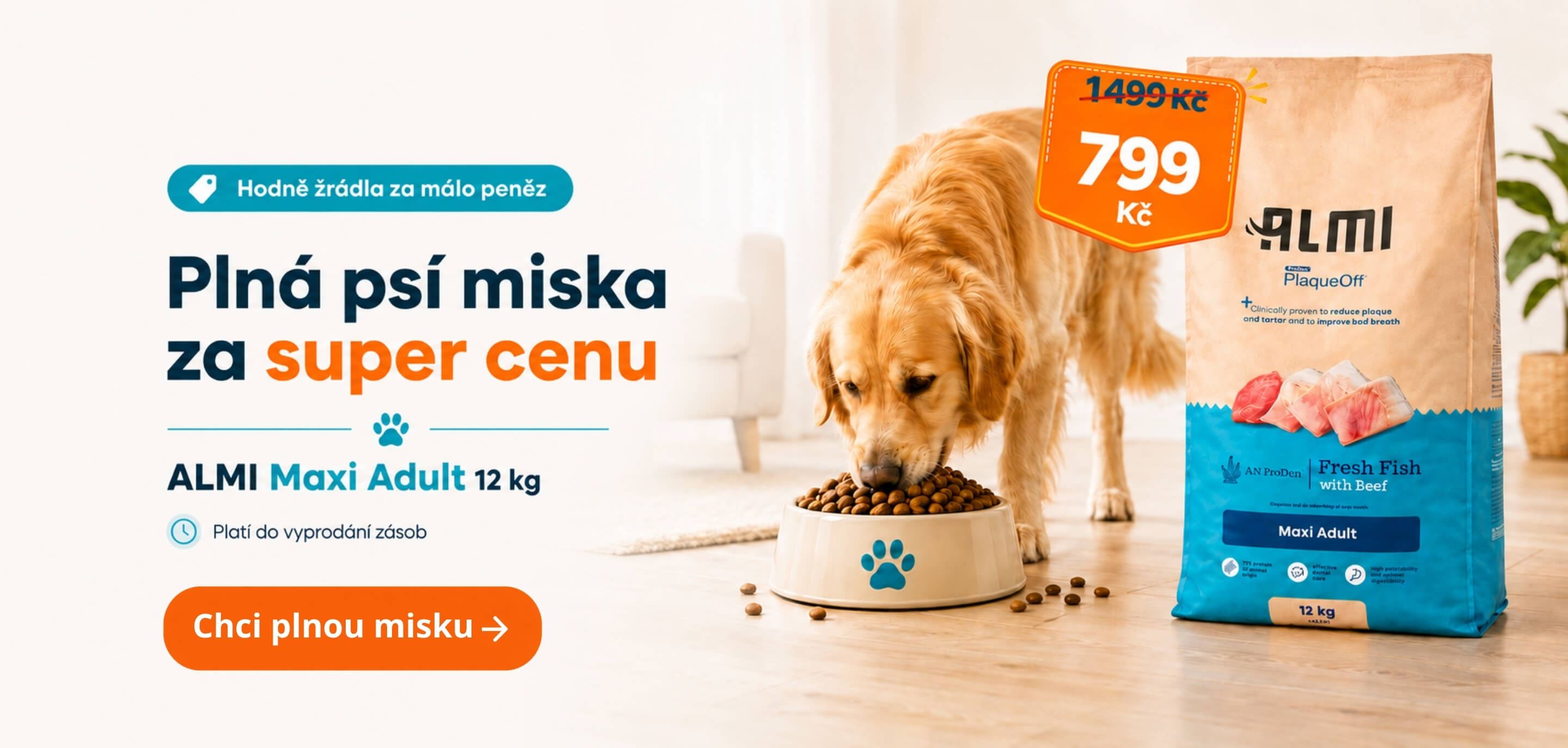 Sleva na superprémiové granule Almi
